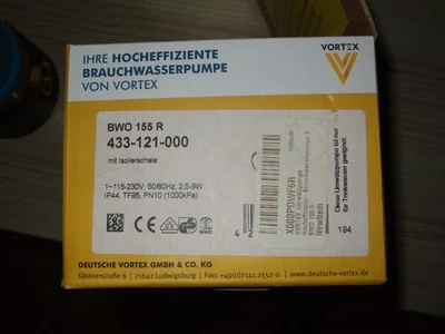 Vortex BWO 155r Zirkulationspumpe - Bild 1 von 2