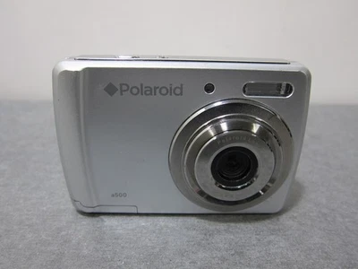 Polaroid Digital Camera A500 5.1MP Silver - TESTED - Image 1 of 4