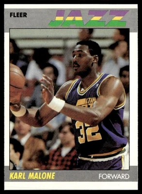 1987-88 Fleer Karl Malone #68 - Image 1 of 2