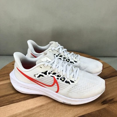 Nike Air Zoom Pegasus 39 Mujer Zapatos para Correr Blanco Estampado de Leopardo Talla 8.5 Foto 1 de 4