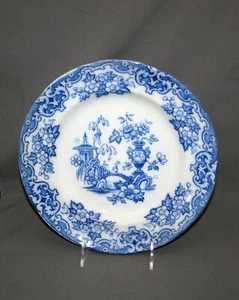 Antique Blue Transferware Plate John Alcock Celeste Pattern Cobridge England - Picture 1 of 10