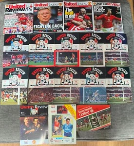 17 x Programas Manchester United 1977-2011 - Imagen 1 de 1