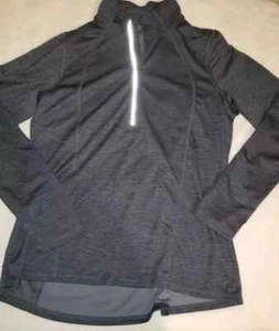 C9 by Champion Mujer Gris Jaspeado Cuarto Cremallera Manga Larga con Agujeros para los Pulgares XXL - Imagen 1 de 4