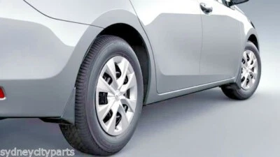 TOYOTA COROLLA MUDFLAPS SEDAN ZRE172 FROM DEC 2013> NEW GENUINE ACCESSORY - image 1 of 4
