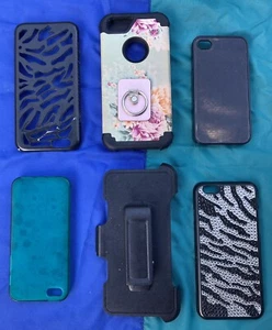 Set of 5 iPhone Cases/Clips for iPhone 4/4S, 5/5S, 6/6S - Zdjęcie 1 z 2