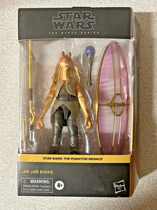 Hasbro Star Wars The Black Series Modellino Jar Binks 6 pollici nuovo con scatola - Foto 1 di 7