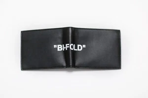 Off White BiFold Wallet Black w/box - Picture 1 of 6