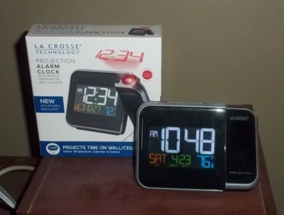 RELOJ DESPERTADOR PROYECCIÓN LA CROSSE TECHNOLOGY Foto 1 de 3