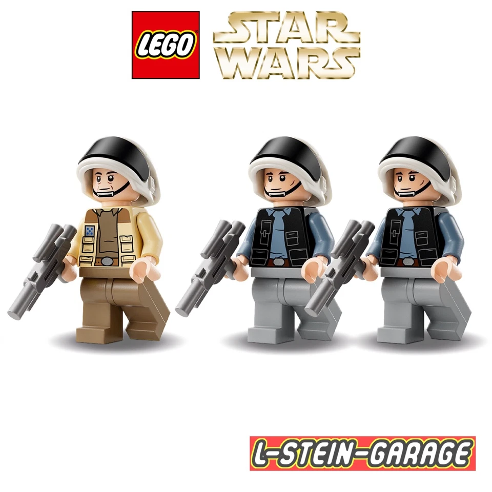 LEGO® Star Wars™ Figuren aus Set 75387 2 Rebellen & Captain Antilles mit Blaster - Bild 1 von 1
