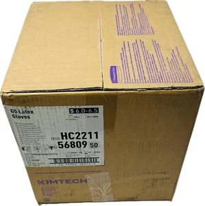 1000 Handschuhe Kimtech 12 Zoll 8 Mil Industrieller Einsatz G5 Latexhandschuhe Größe S 6,0 bis 6,5 - Bild 1 von 6