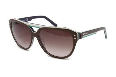 Gafas de sol Just Cavalli unisex cuadradas JC505S 50F marrón/crema/turquesa 58 mm ¡NUEVAS! Foto 1 de 3