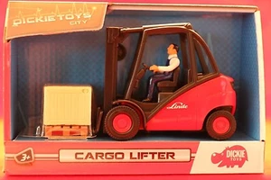 Maqueta de coche / CARGO LIFTER / Dickie Toys / Linde / accionamiento por fricción / 1:24 / 3+ / embalaje original - Imagen 1 de 4