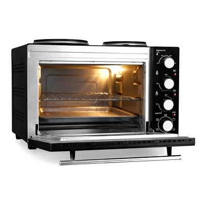 #NEU# Mini Backofen 32L, 3200Watt !!! mit 2 Herdplatten, Pizzaofen #NUR ABHOLUNG - Bild 1 von 2