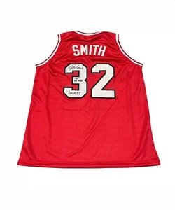 Joe Smith signed basketball jersey Warriors Maryland COA with inscriptions auto - Picture 1 of 3