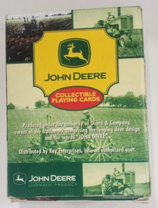 John Deere Tractors Green Collectible Playing Card Deck by Key Enterprises - Picture 1 of 11