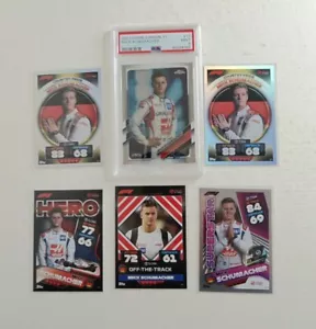 Mick Schumacher Rookie PSA 9 Topps Chrome F1 Graded Card #17 Lot 2021 - Picture 1 of 15