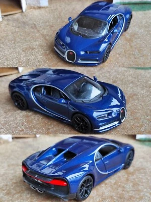 1/32 BUGATTI CHIRON W16 Hypercar Voiture Miniature Collection Jouet Idée Cadeau  - Photo 1/4