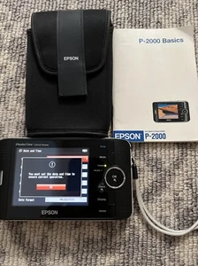 Epson Photo Fine P-2000 Multimedia Camera Photo Storage 3.8-Inch LCD Viewer 40GB - Photo 1 sur 13