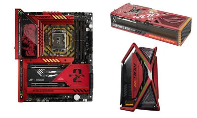 ASUS ROG MAXIMUS Z790 HERO EVR-02 Motherboard RTX 4090 24GB EVA-02 With PC case - Image 1 of 4