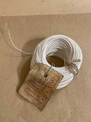 Lot of (10 Meters) SILVER PLATED 0.20mm²  COPPER TEFLON Wire AUDIO Cable USSR  - Image 1 of 4