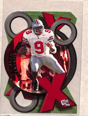 1999 Press Pass X's and O's #XO11 David Boston Die Cut NM - Image 1 of 2
