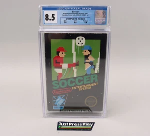 Soccer Nintendo NES 1987 CIB Complete w/Hangtab Box & Manual CGC Graded 8.5 - Picture 1 of 8