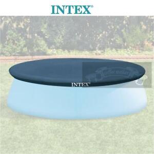 Intex Inflatable Pool Cover Round Swimming Protect Blanket Sheet 6/8/10/12ft AU