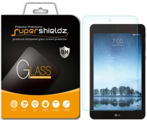 2x Supershieldz Tempered Glass Screen Protector for LG G Pad F2 8.0 - Picture 1 of 5