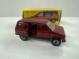 Vintage 1984 Matchbox Dodge Caravan Red Van w/ Original Box Made in England 80s - Picture 1 of 10