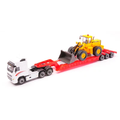 VOLVO FH12 WITH BULLDOZER L150C 1:87 Cararama Camion Nouveau modèle - Photo 1/2