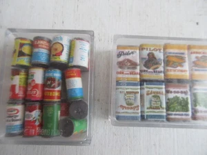 Wooden Dollhouse Accessories Food Grocery Items Lot Bundle - Picture 1 of 3