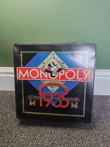 Monopoly 1935 Commemorative Edition in Tin Box RARE - Parker Brothers Collectors - Picture 1 of 11