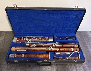 Karl Wunderlich Fagott mit Hartschalenkoffer Modell 613 Ahorn Tiger - Bild 1 von 13