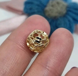 Genuine Pandora 18k Gold Plated Honeybee Charm π S925 ALE - Picture 1 of 8