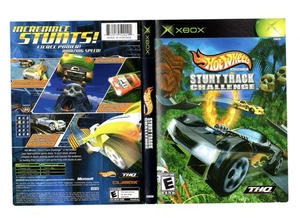 Replacement Original Cover Case Artwork Hot Wheels Stunt Track Challenge Xbox - Picture 1 of 1