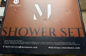 Mondawe CHROME AM-S008C-10CH Shower Set READ! - Picture 1 of 5