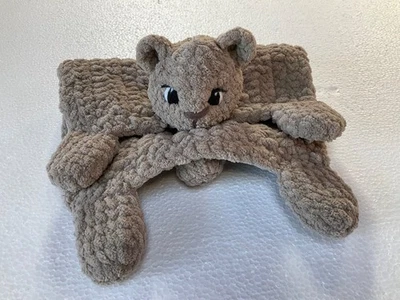 Manta de seguridad para bebé cara de oso bordada. Nuevo Foto 1 de 4