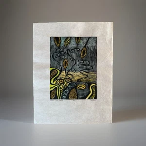 Vintage Ruth Leaf Color Print, “Snake Plant Seed” Signed/Numbered 13/25 C2000 - Picture 1 of 7