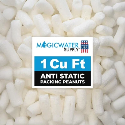 Magicwater 1 Cu Ft Biodegradable Packing Peanuts - Dust-Free Shipping Filler - Image 1 of 4