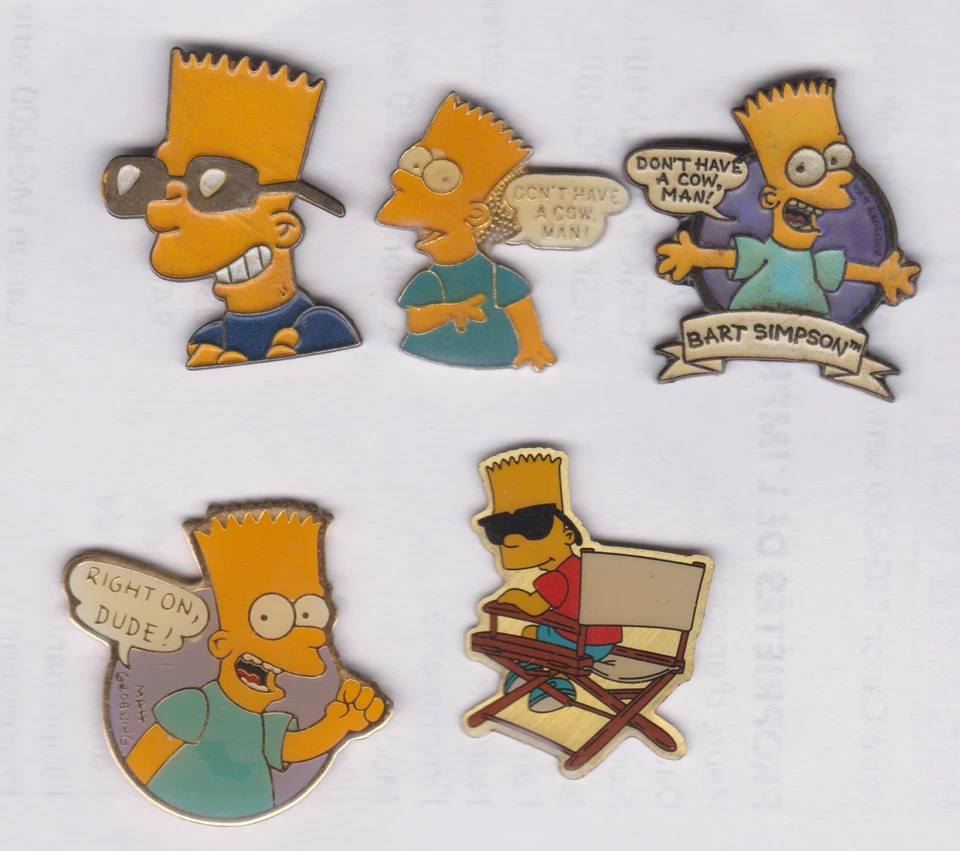 lot de Pin's SIMPSON - BD - dessins animés - Photo 1/1