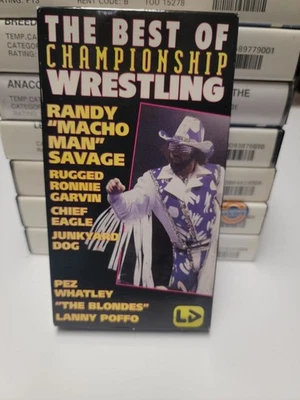 1992 VHS LD Video Best Of Championship Wrestling NWA WWF WWE Randy Savage JYD - Image 1 of 2