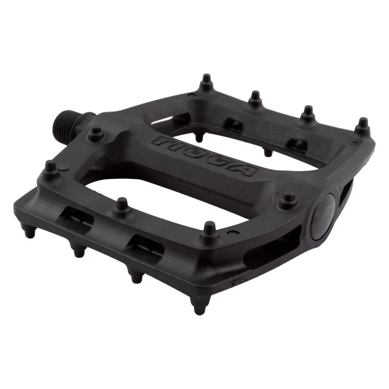 NEW Tioga Surefoot Slim Black Composite 9/16 in Bike Bicycle Platform Pedals - Image 1 of 1