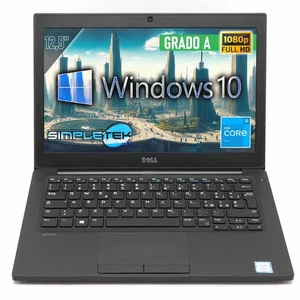 DELL 7280 i5 12,5" WINDOWS 10 PRO 4GB 120GB COMPUTER PORTATILE LAYOUT ITA FHD - Foto 1 di 8