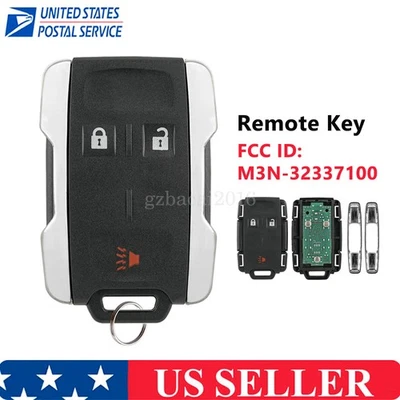 Para Chevrolet Silverado GMC Sierra 1500 2014-2018 mando a distancia llavero 3B Foto 1 de 4