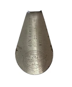 1950’s Florsheim Shoe Spoon 3.5 Inch Metal Marietta Ohio Dick Kremer Shoes - Picture 1 of 5