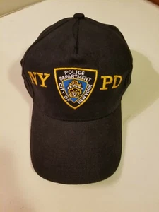Neu NYPD New York City Polizeibehörde bestickt verstellbar Kappe Mütze Einheitsgröße - Bild 1 von 5