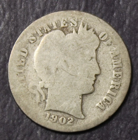 1902 S Barber Dime....................Lot 8503 Cover