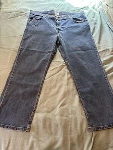 Neu mit Etikett Saddlebred Herrenjeans Gr. 46 x 30 blau Medium Wash Denim bequem flexibel entspannt - Bild 1 von 8