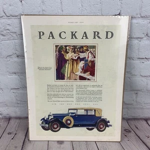 Antique/Vintage 1929 PACKARD Automobile Magazine Advertisement - Picture 1 of 5