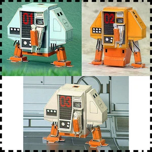 Film Silent Running Robot Drone DEWEY HUEY LOUIE DIY Handcraft Paper Model Kit - Picture 1 of 5